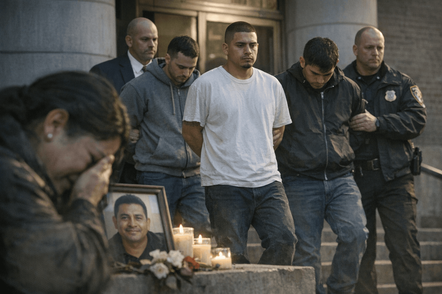 Three plead guilty to fatal beating of Salvadoran man in Suffolk