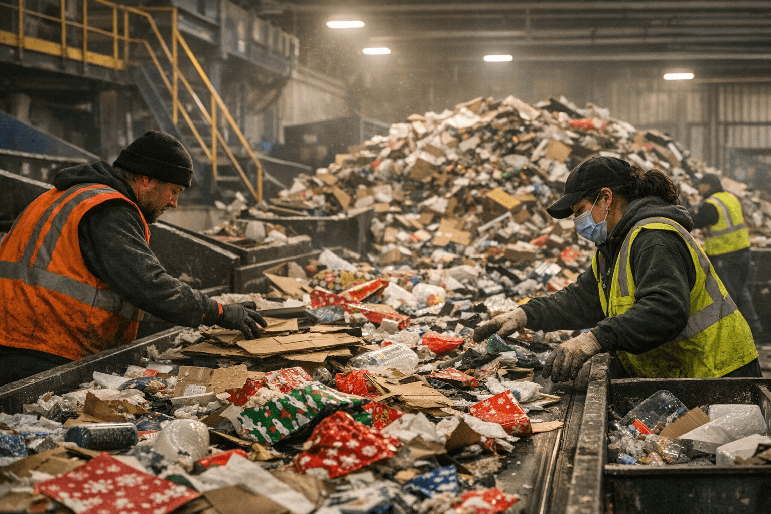 Holiday Recycling Surge Strains Regional Sorting Systems and Services