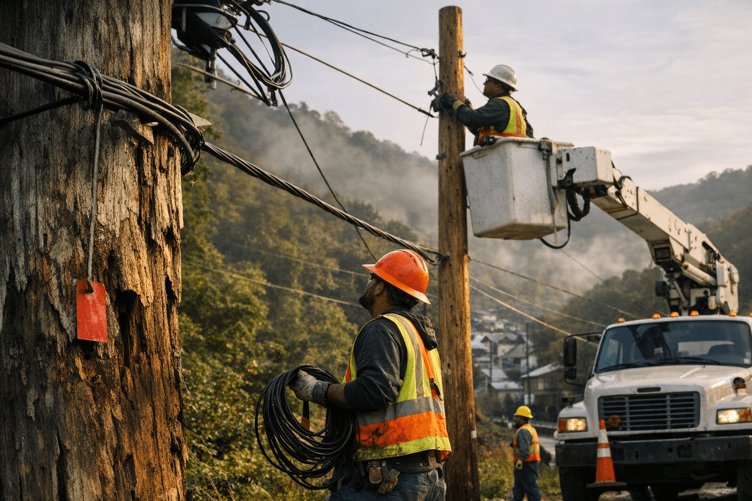 State Orders Utilities to Replace Unsafe Poles, Unlocking Broadband
