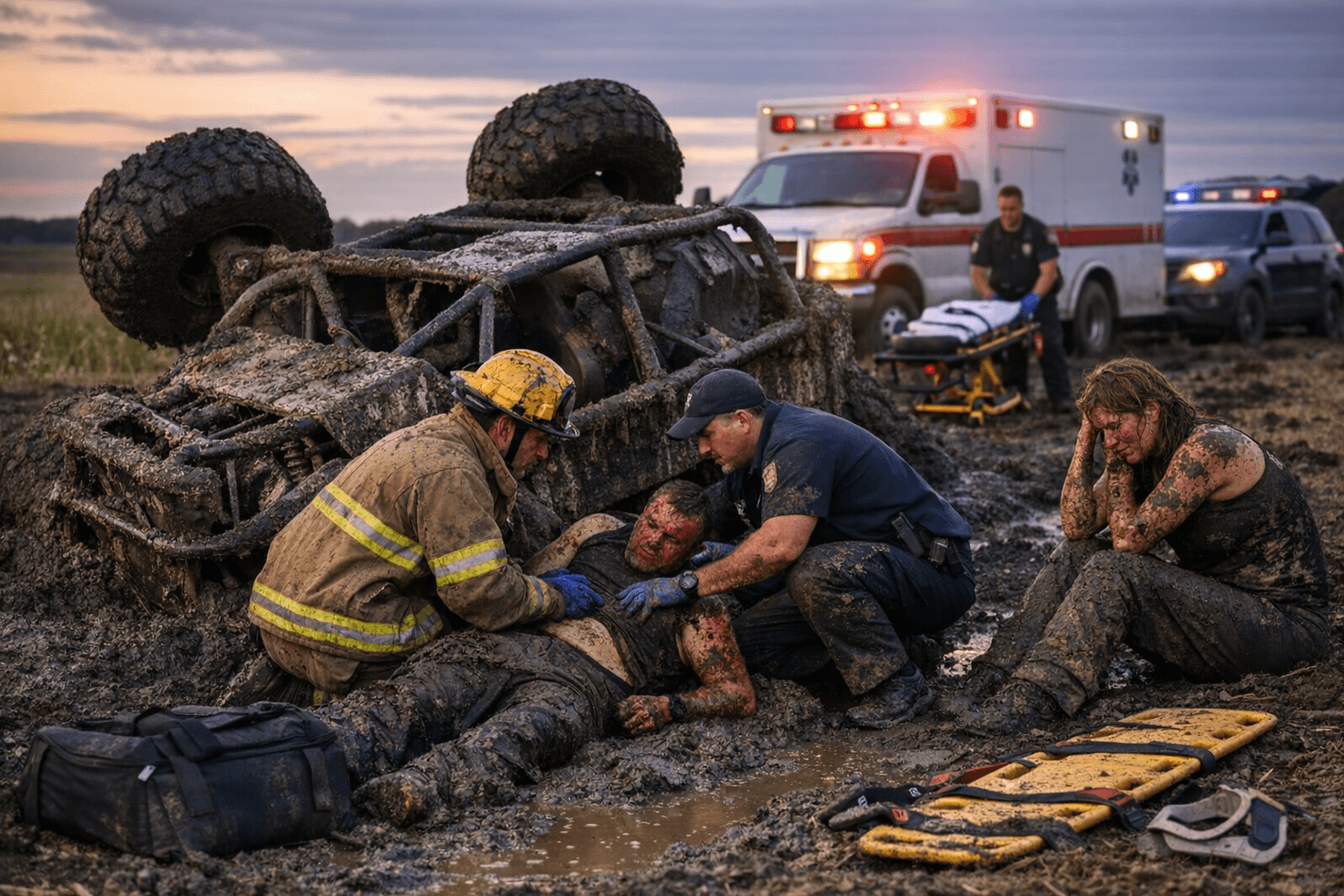 Two Fergus Falls residents seriously hurt in mudding rollover accident