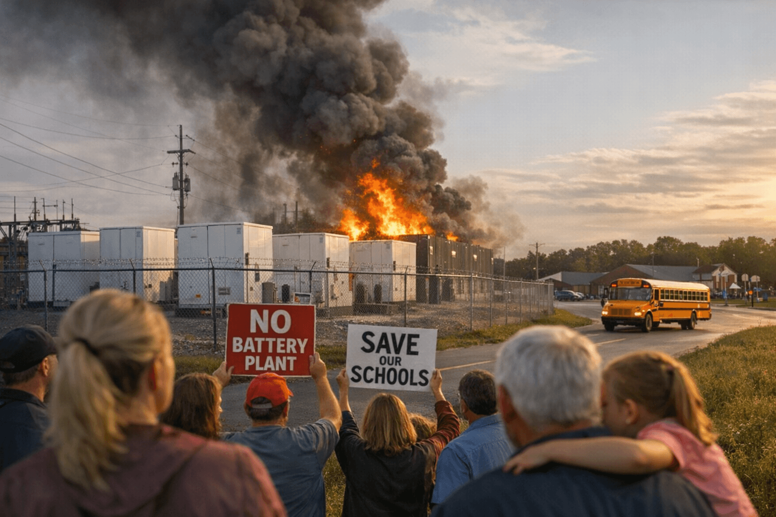 Dubois County Fights Back: Schools at Risk from Fiery Battery Storage Plan Near Huntingburg