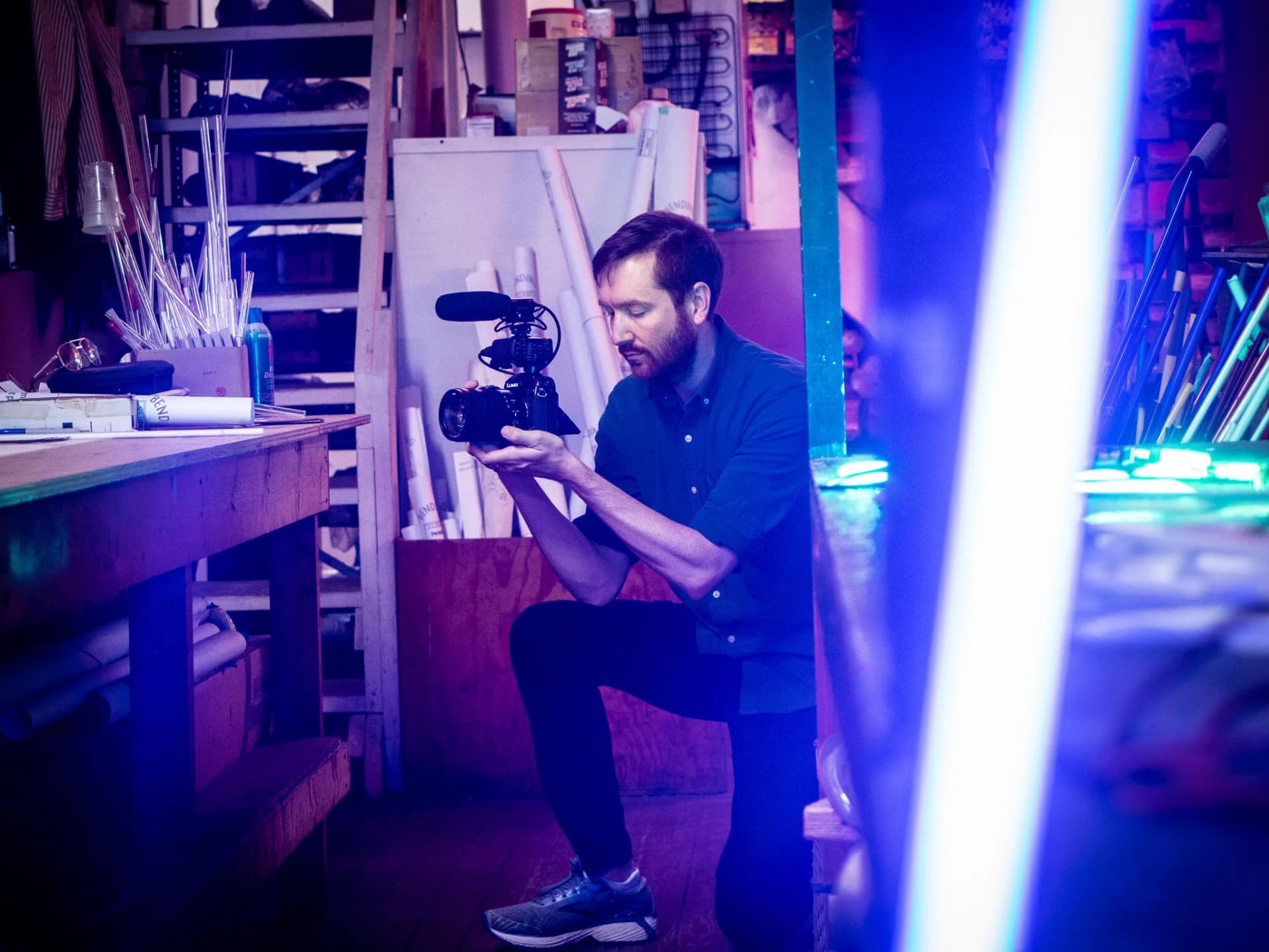 Griffin Hammond Filming In NYC