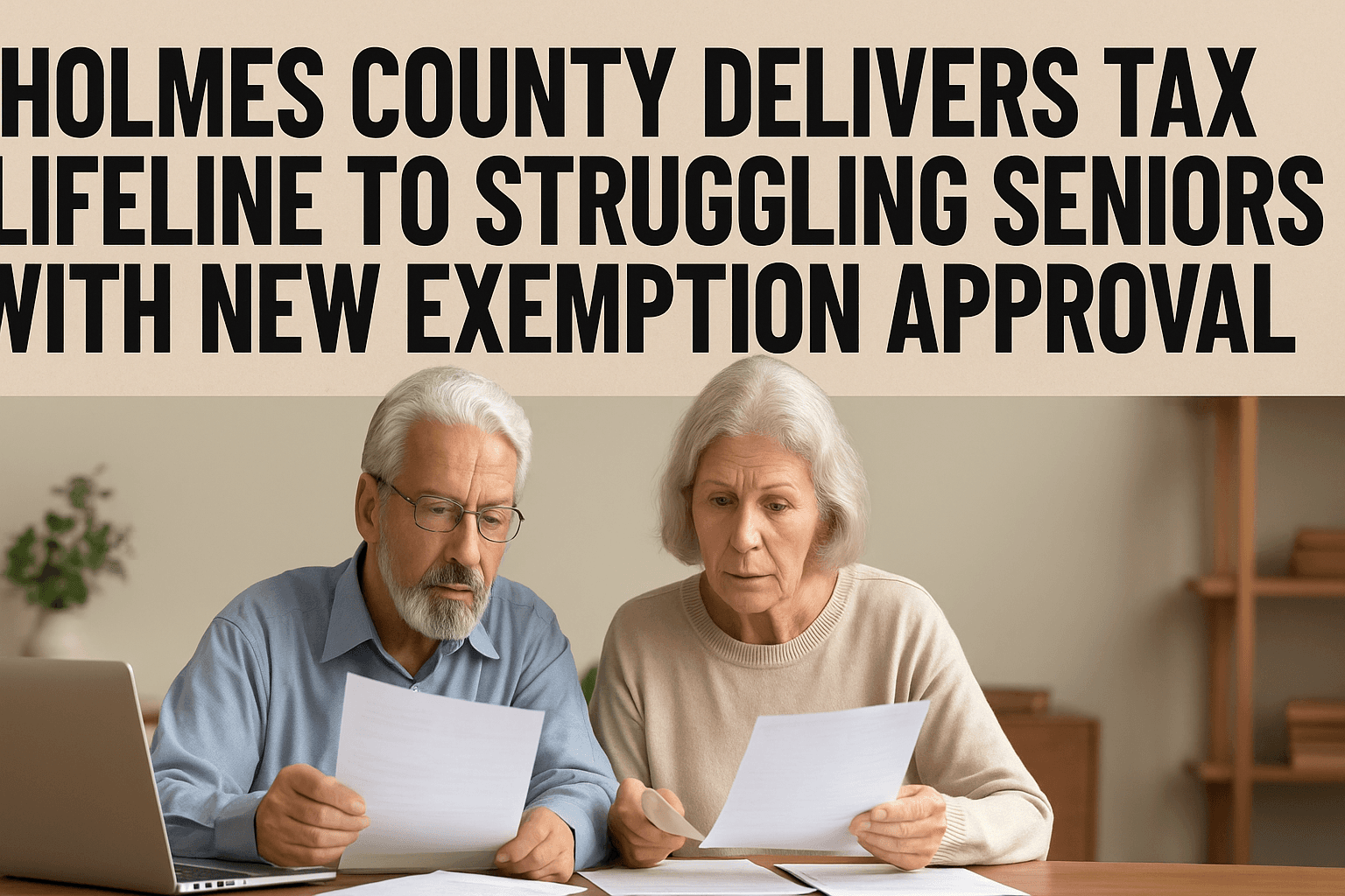 Holmes County Delivers Tax Lifeline to Struggling Seniors with New Exemption Approval