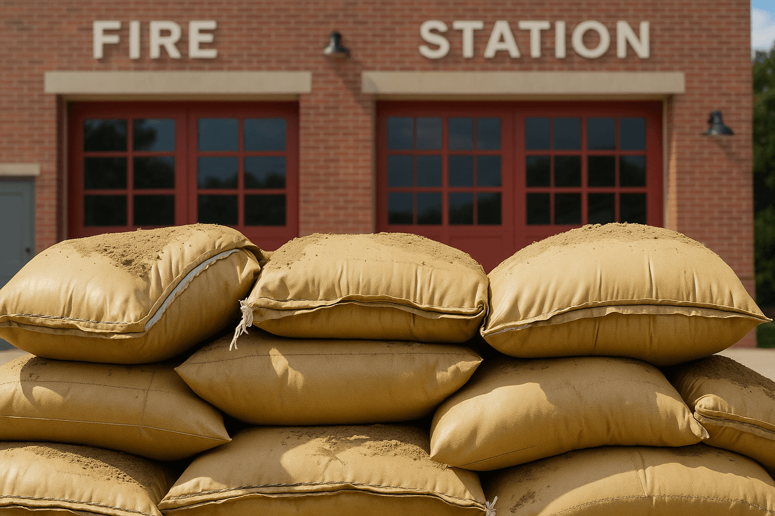 Sandoval Fire Stations Distribute Free Sandbags to Vulnerable Residents