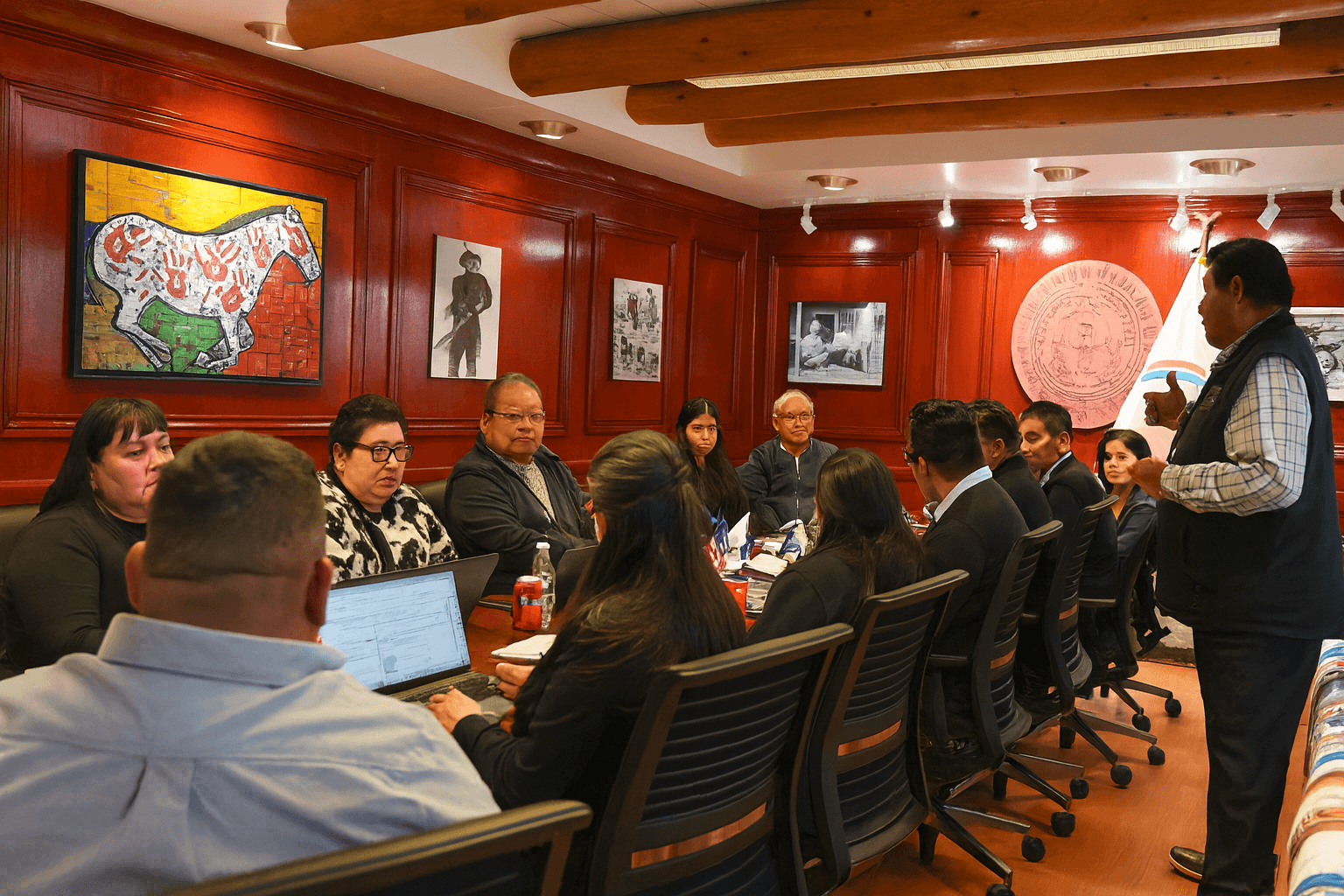 Navajo President Announces Infrastructure Push for Wide Ruins