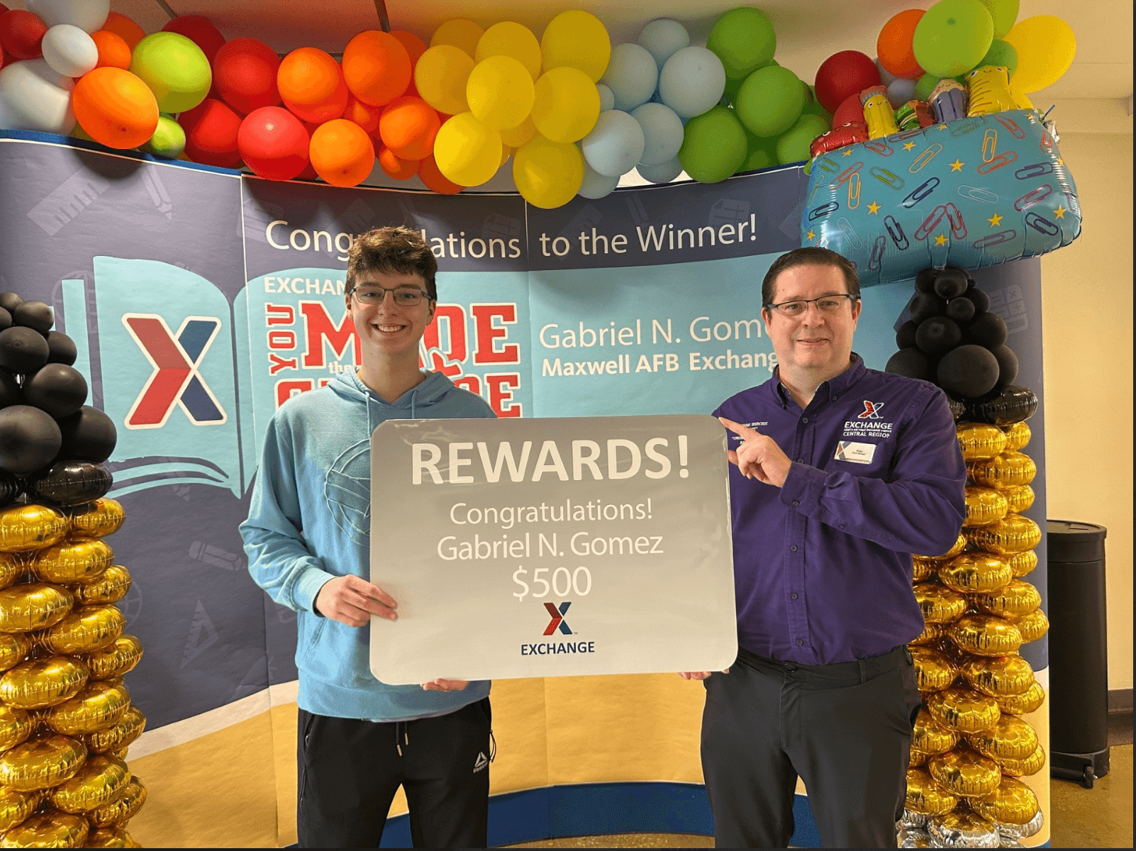 Army and Air Force Exchange Service Honors Prattville Student with 500 Dollar Academic Prize