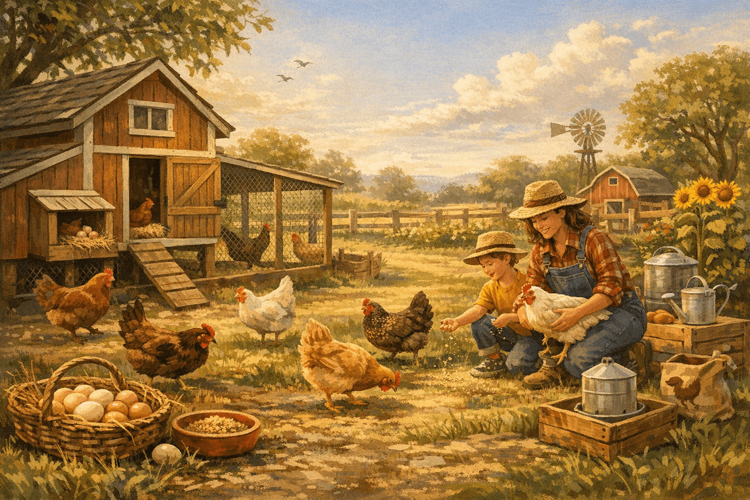 Backyard Chickens background