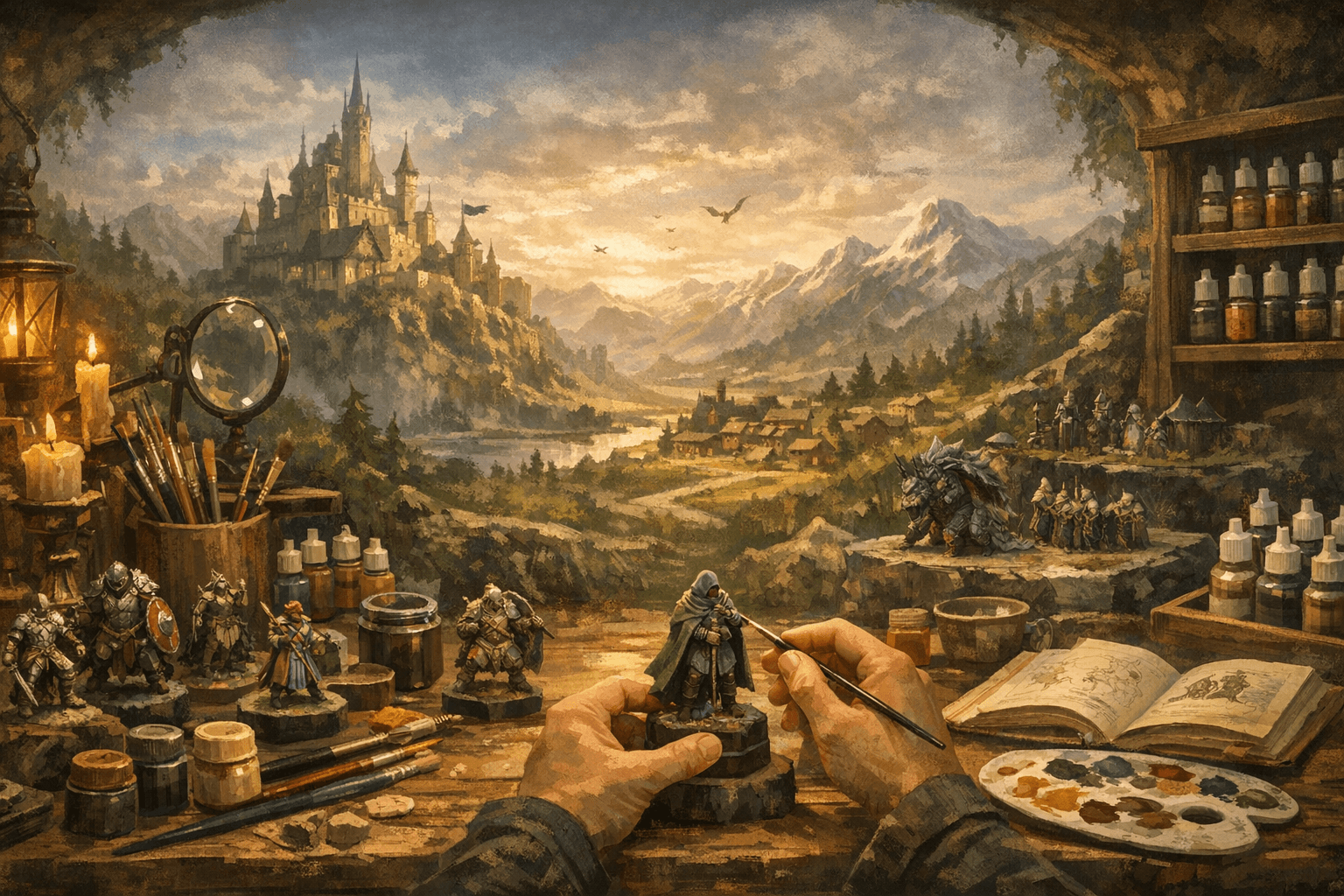 Miniature Painting background