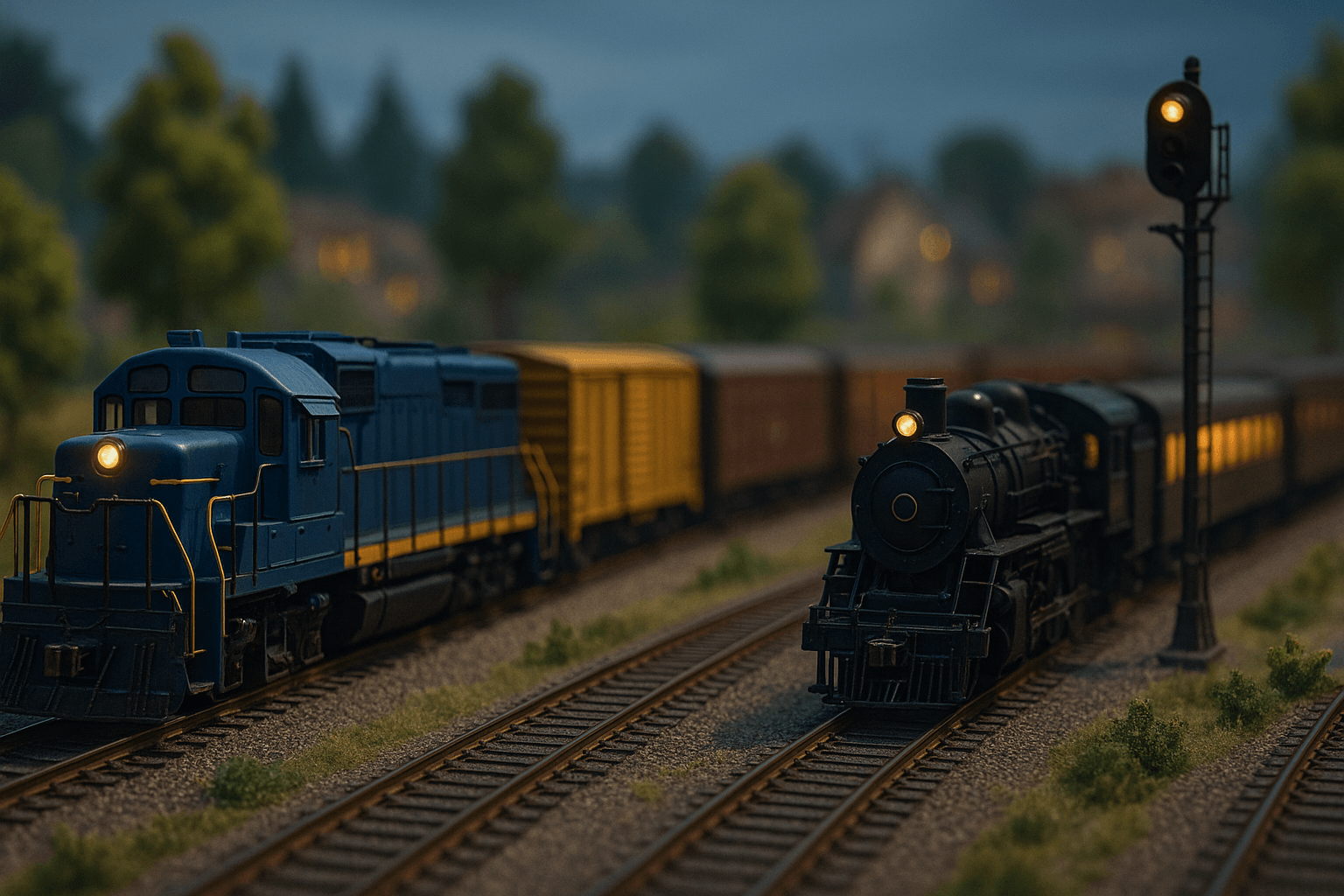 Model Trains background