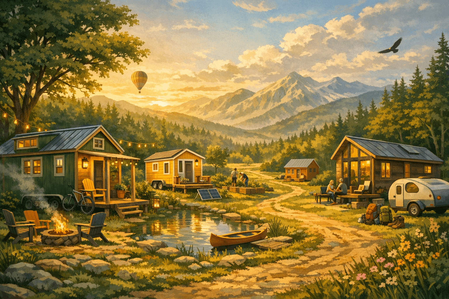 Tiny Houses background