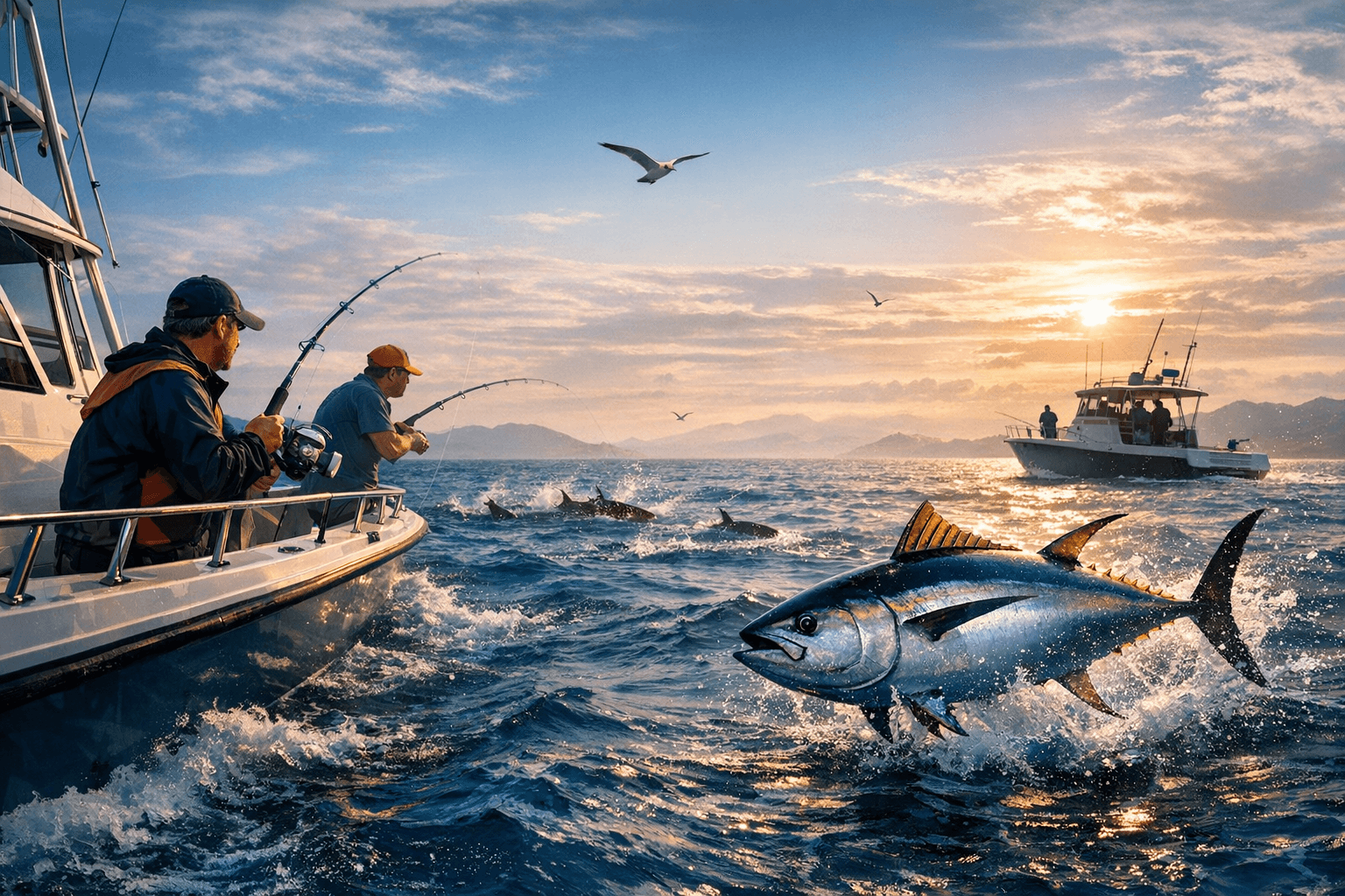 Tuna Fishing background