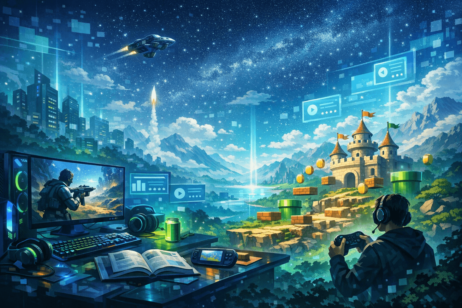 Video Games background