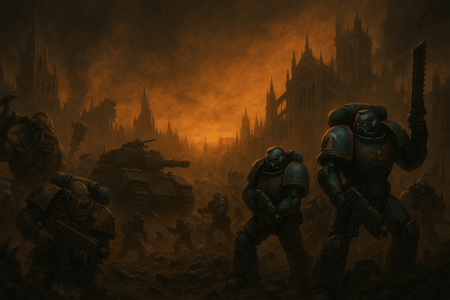 Warhammer 40k background