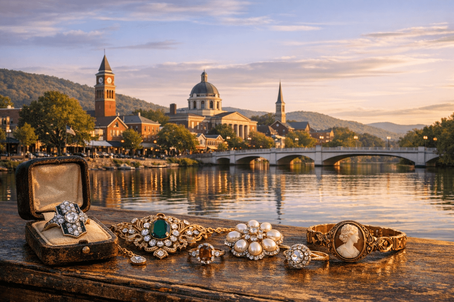 Vintage Jewelry background