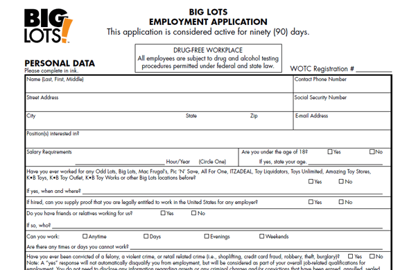 Big Lots new hires should know these I-9 rules