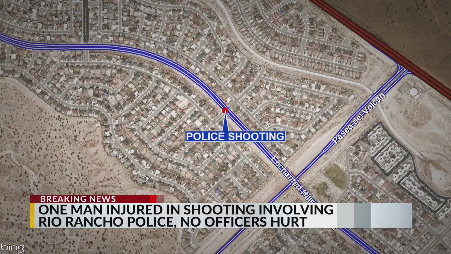 Rio Rancho police investigate shooting that injured one person on Hills Trail