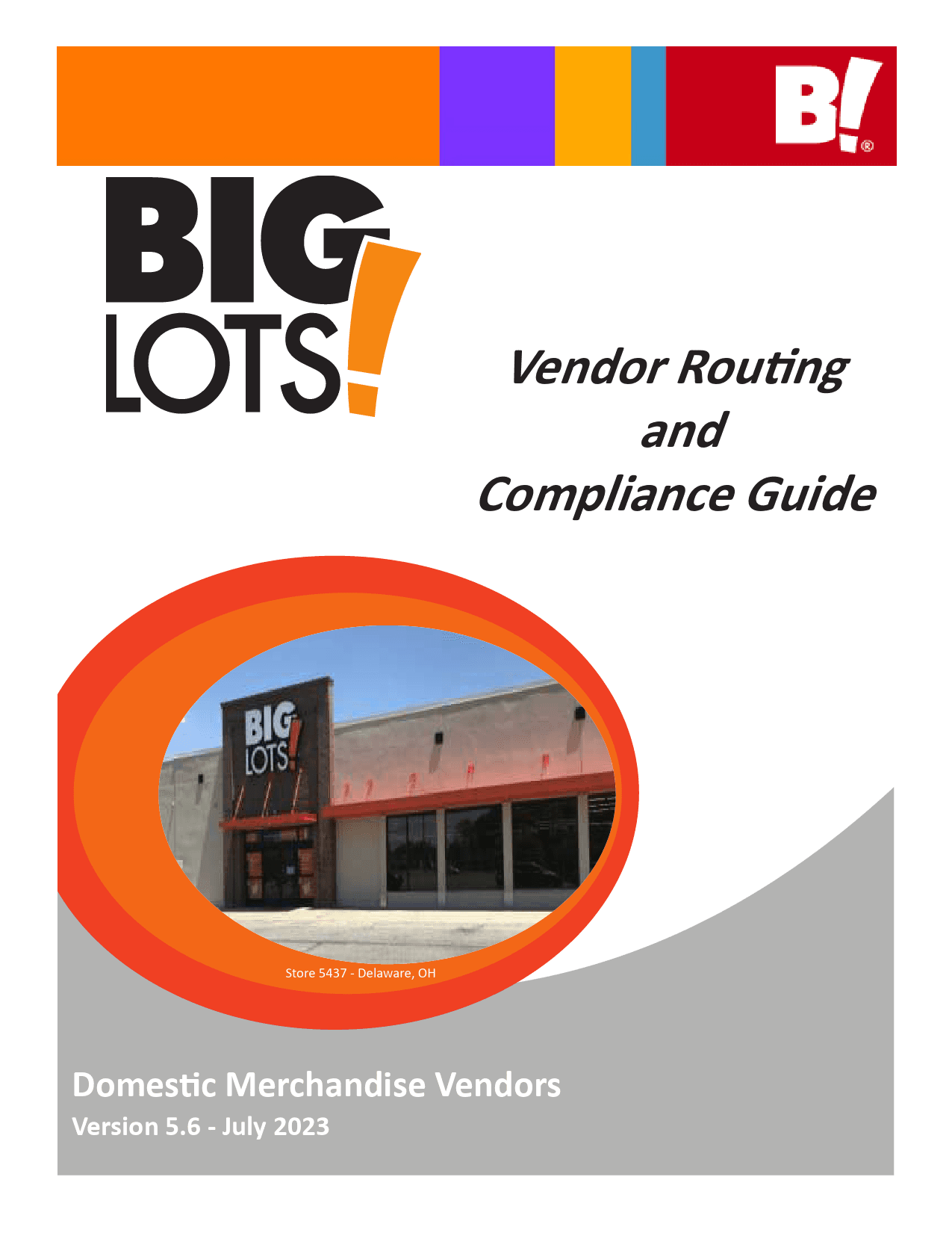 Big Lots vendor portal explains deductions, disputes and compliance notices