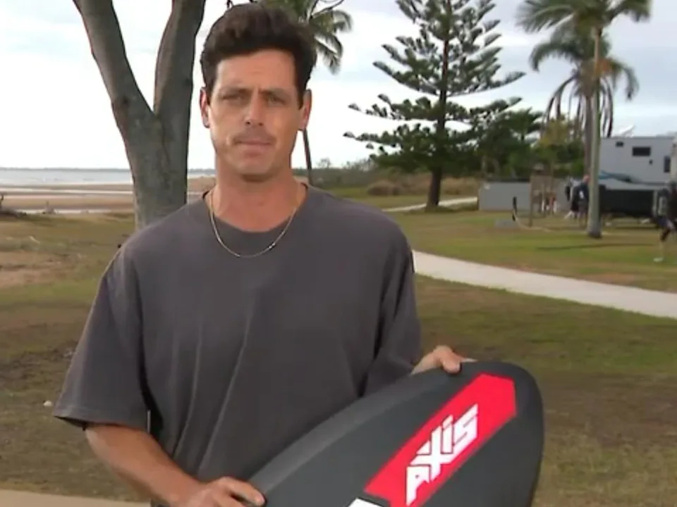 Shark smashes e-foil board near Bundaberg, Australian rider escapes unharmed