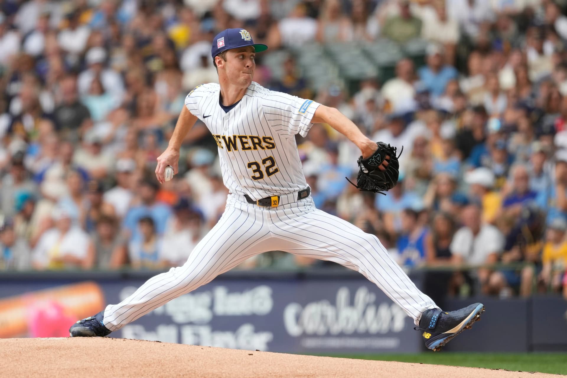 Misiorowski sets Brewers record with seven straight strikeouts