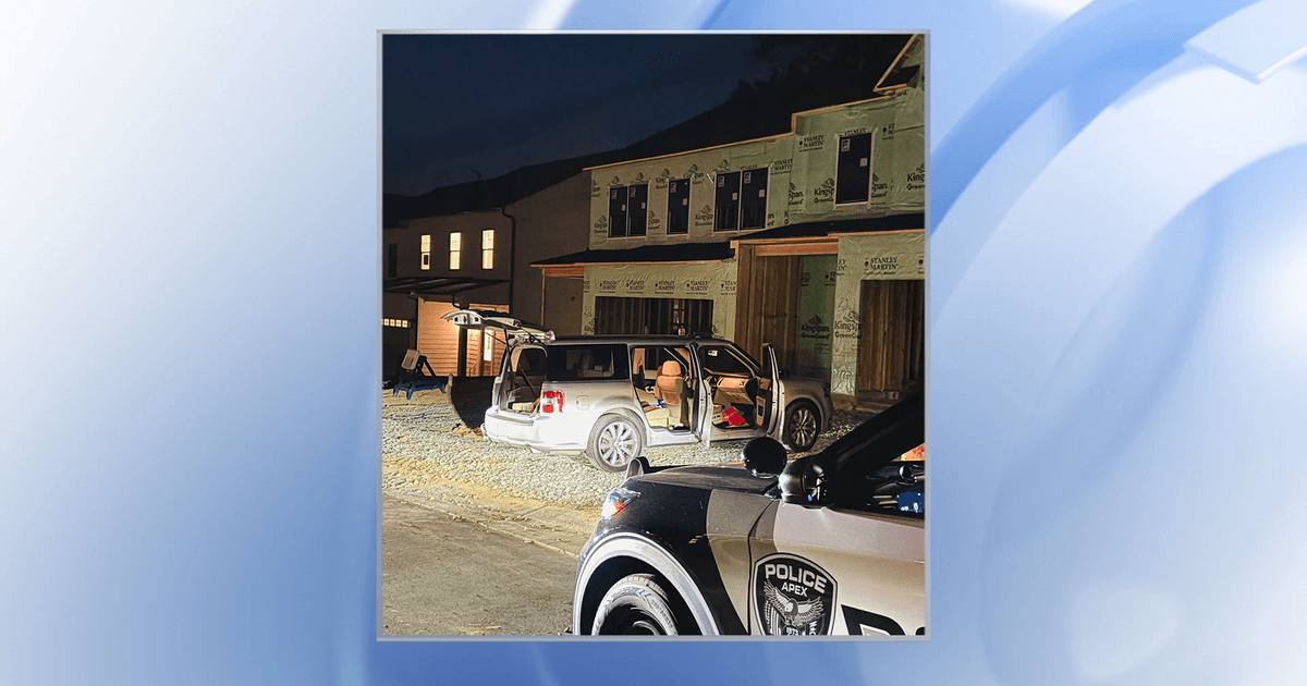 Apex police arrest man after three-car theft spree across Sanford, Lee County