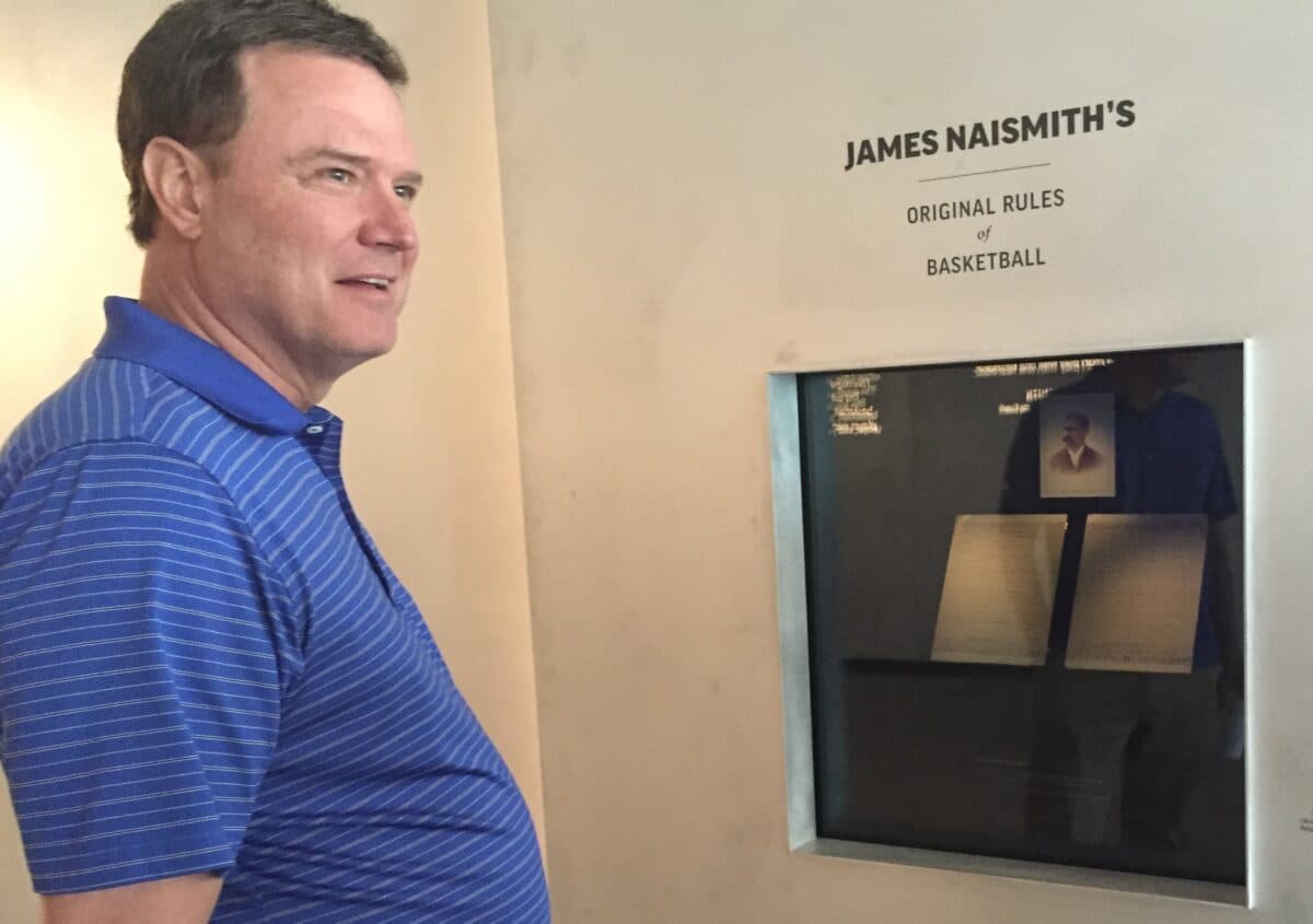 DeBruce Center displays Naismith’s original basketball rules in Lawrence