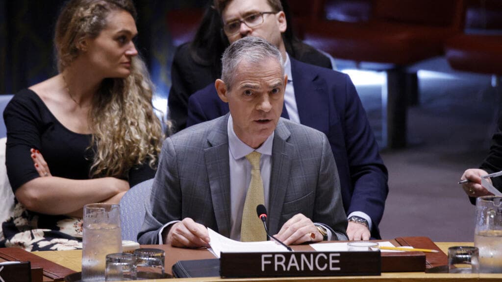 U.S. walks out at UN after France criticizes human rights record