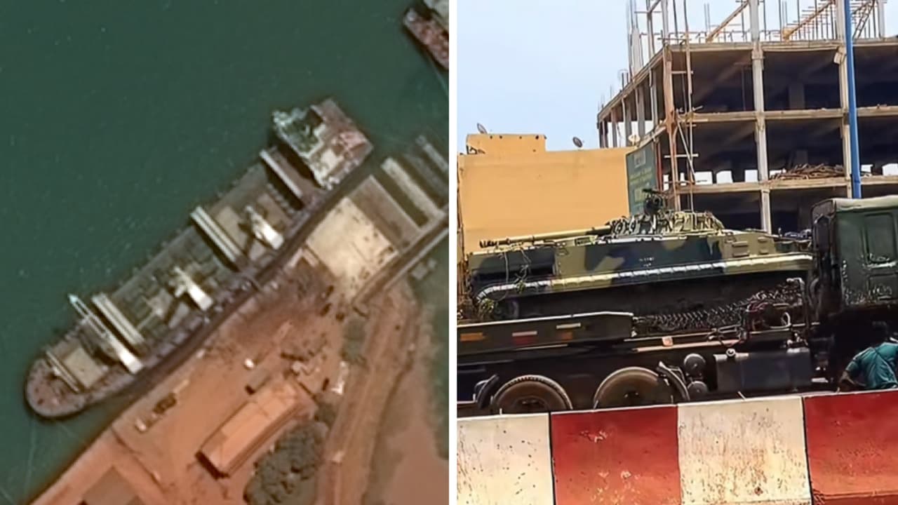 Satellite images show Russian weapons shipment reaching Mali via Guinea