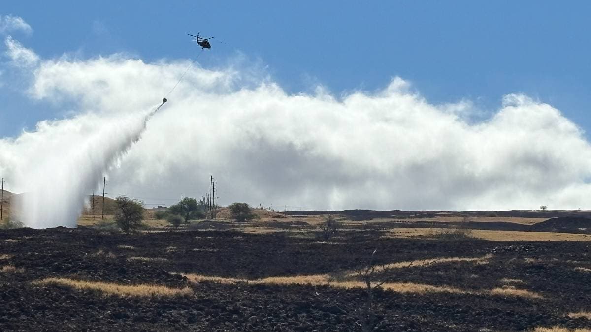 South Kohala wildfire contained, evacuation lifted and roads reopened