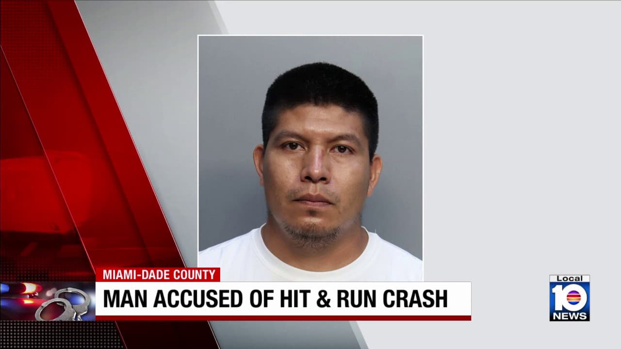 Man arrested after woman trapped under pickup in southwest Miami-Dade
