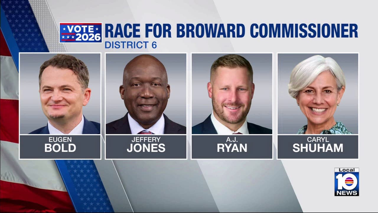 Four candidates vie for open Broward County District 6 seat