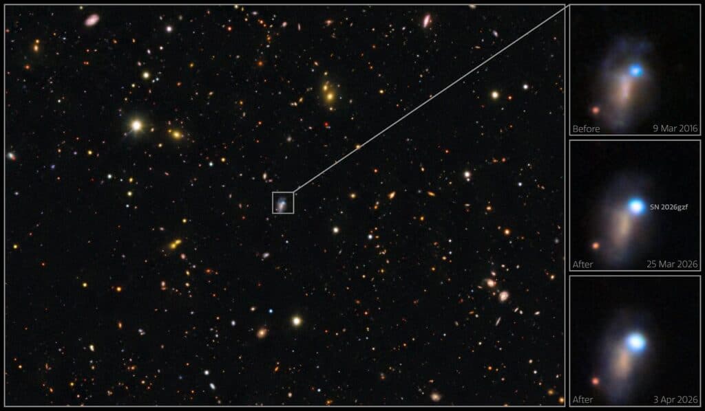Astronomers capture rare full view of massive star’s supernova death