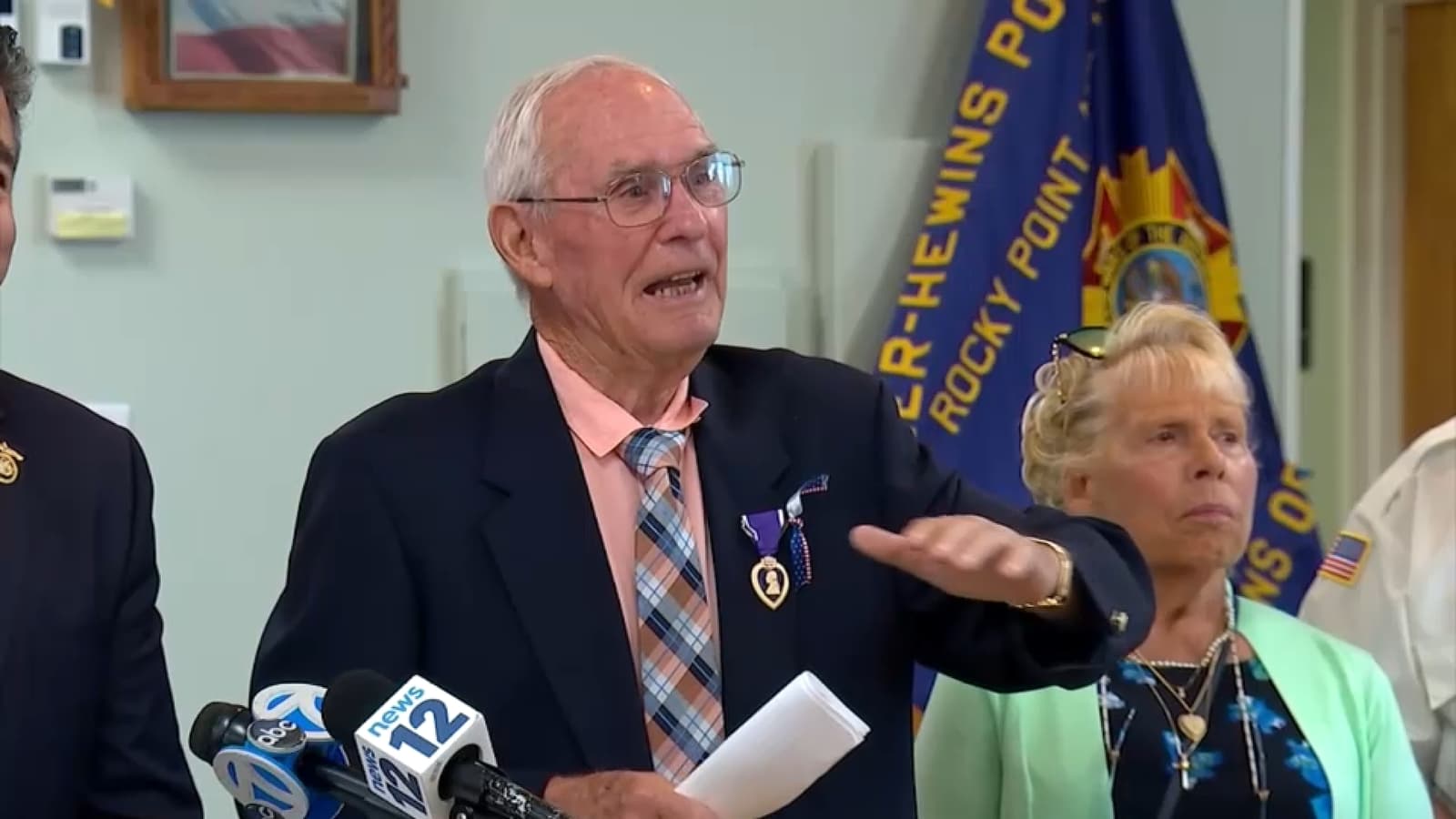 Suffolk County Vietnam veteran receives Purple Heart nearly 60 years later