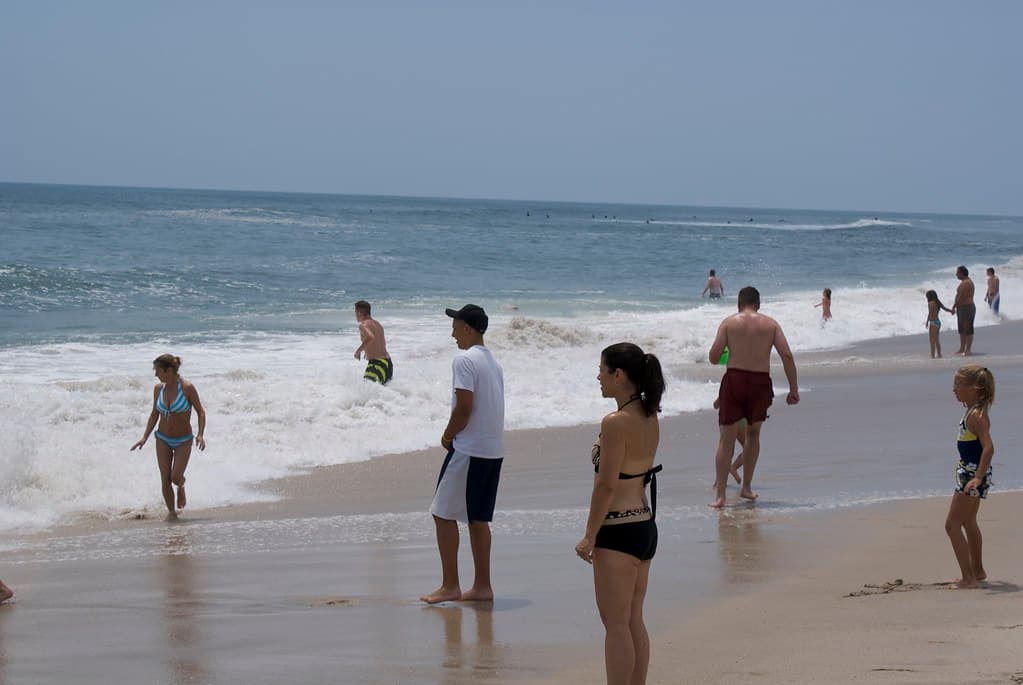 Rip currents trigger dozens of rescues at Smith Point, Cupsogue Beach