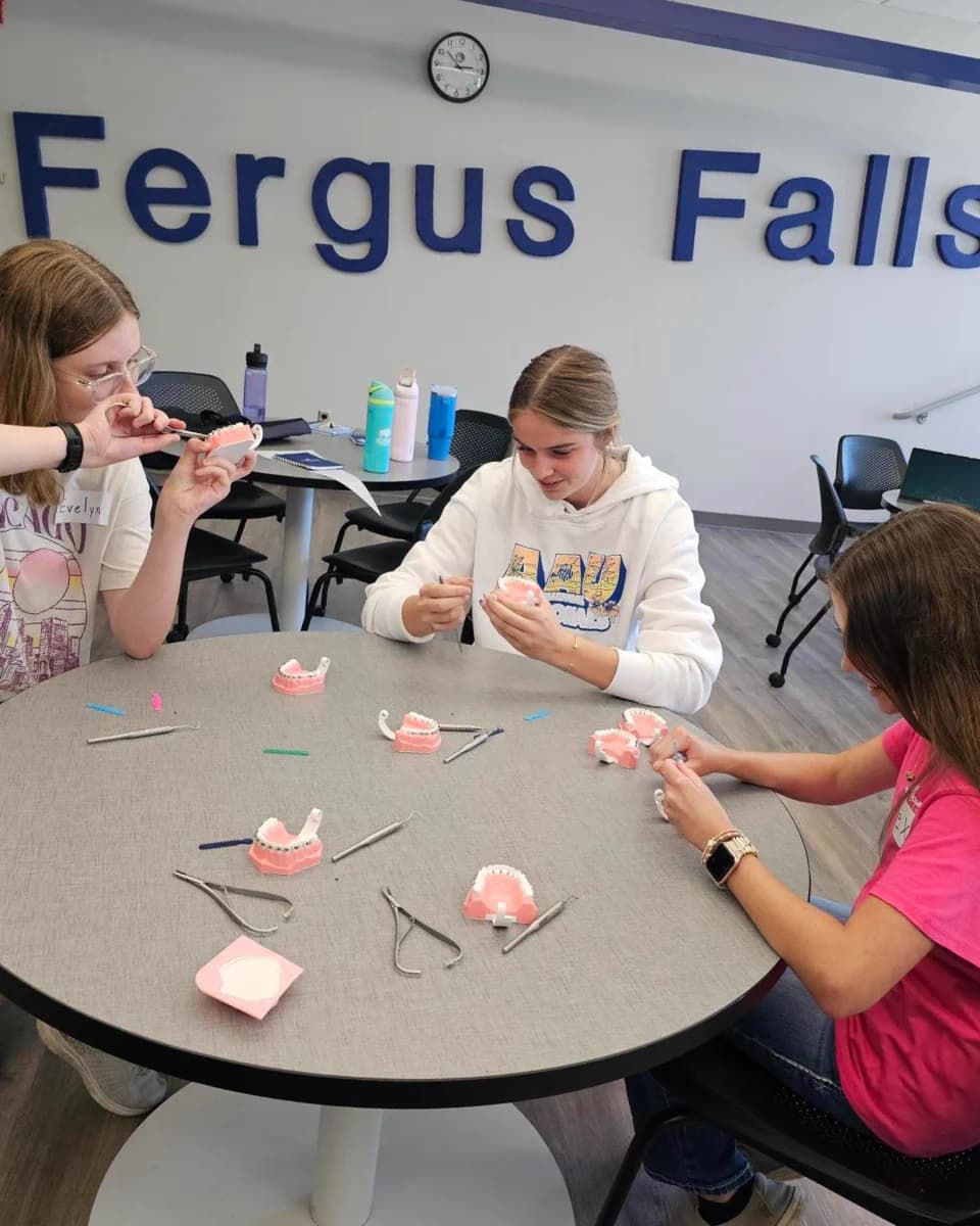 Students explore health care careers at M State Fergus Falls camp