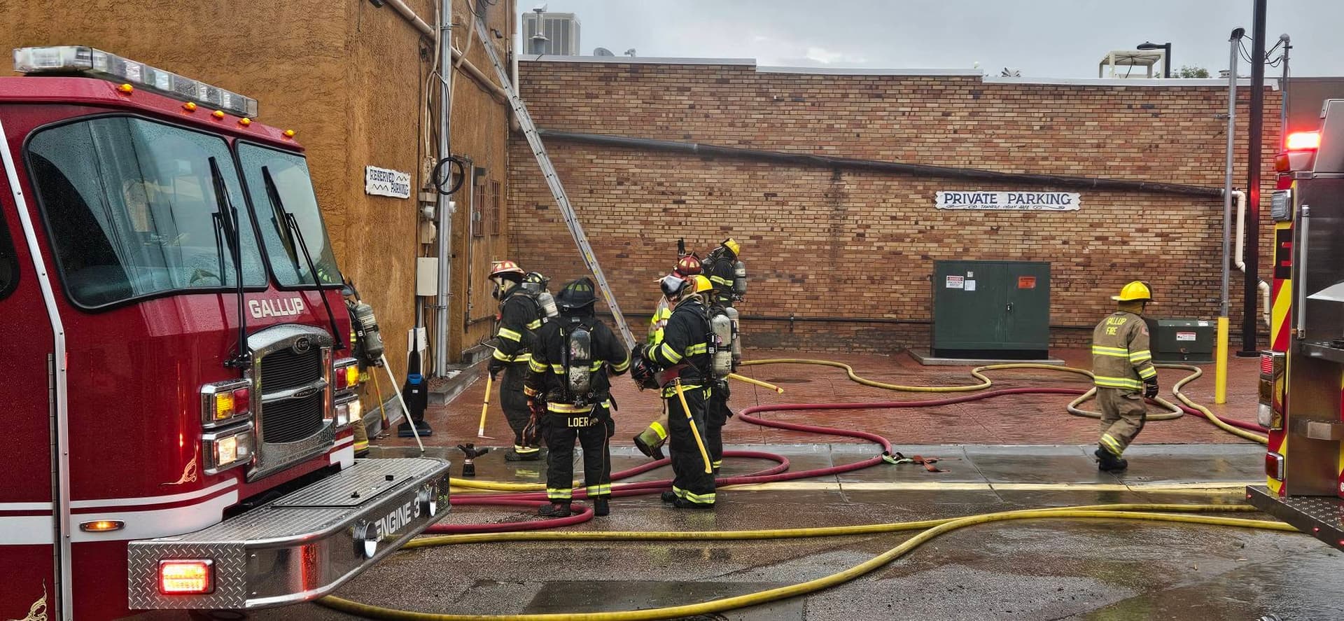 Lightning strikes Tanner’s Trading Post in Gallup storm