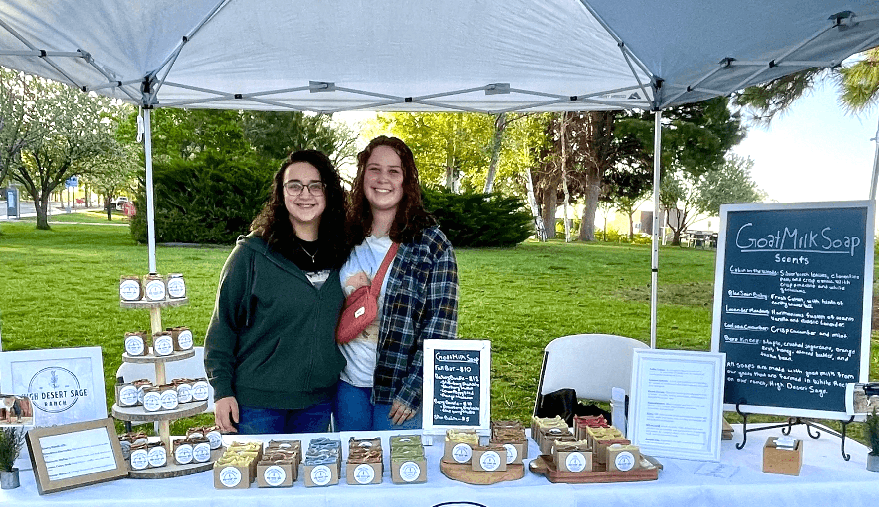 Los Alamos sisters turn two goats and soap into a business