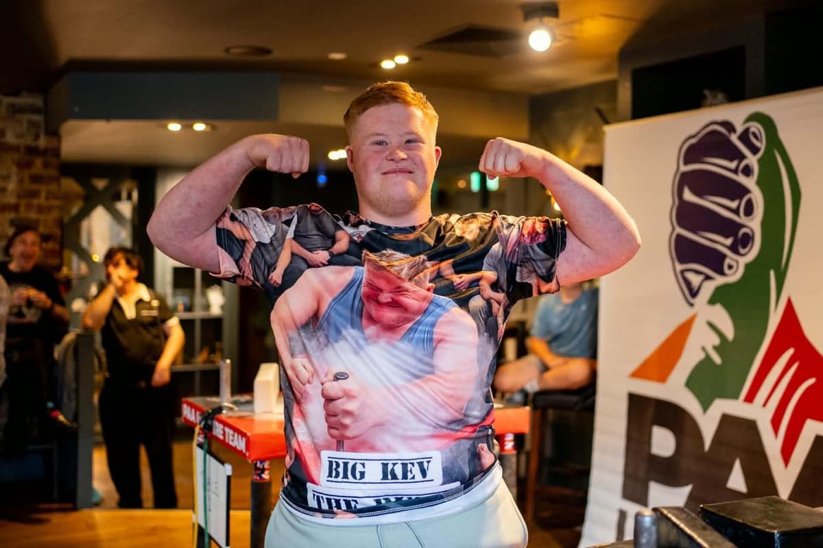 Sunderland man becomes UK's first competitive arm wrestler with Down's Syndrome