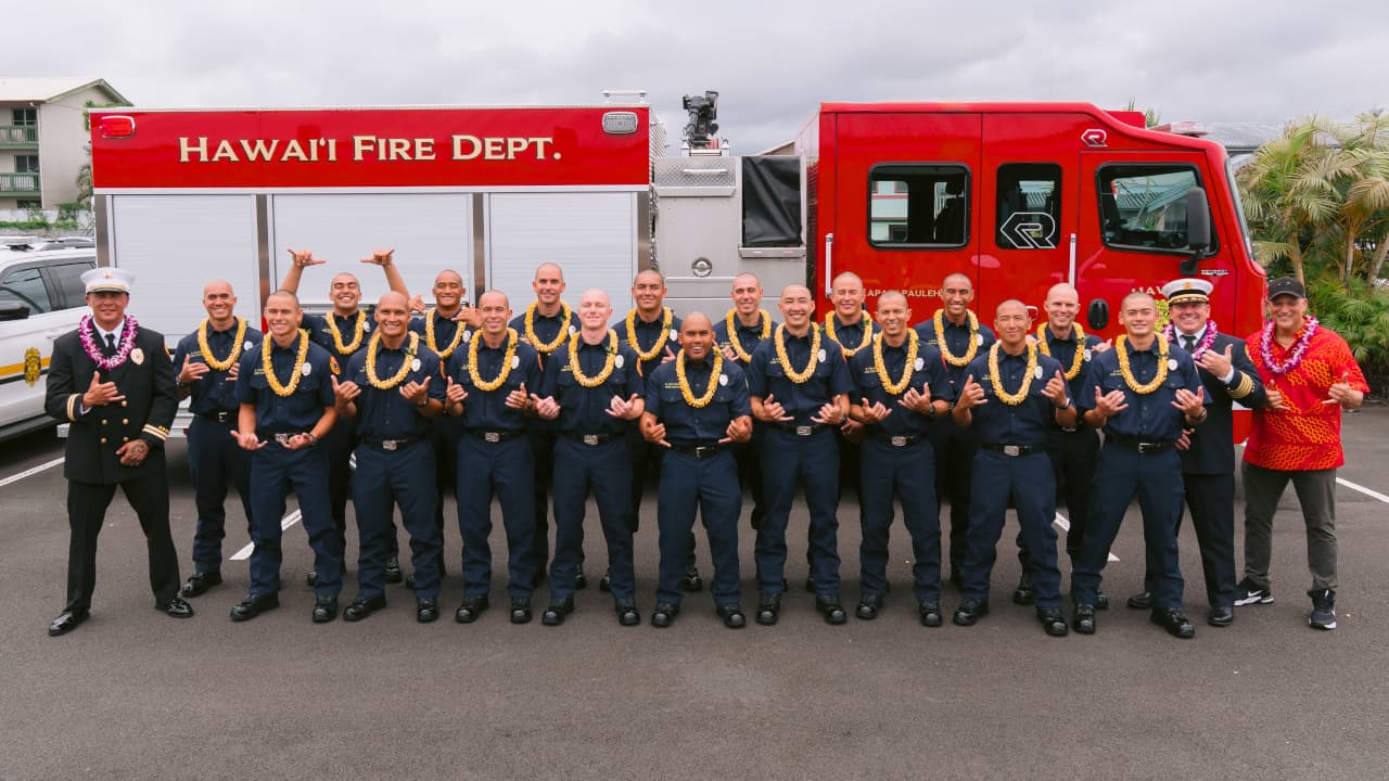 18 new Hawaii County firefighters graduate in Hilo ceremony
