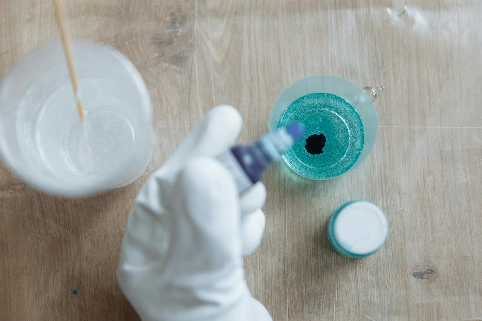 Resin inlay eyeball bowl turns simple woodturning into conversation piece