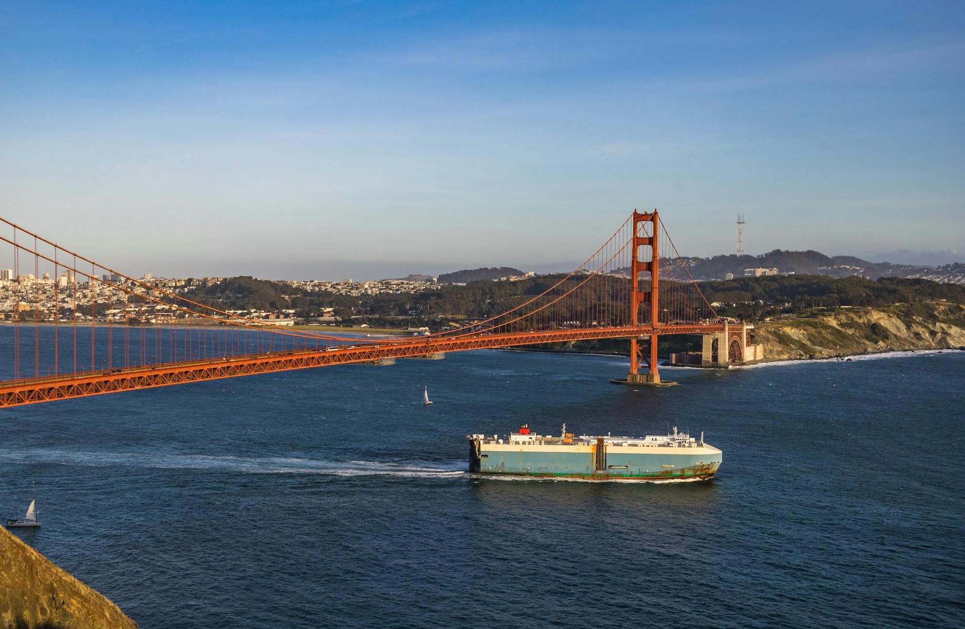 Report says Golden Gate Bridge far safer from ship strike collapse