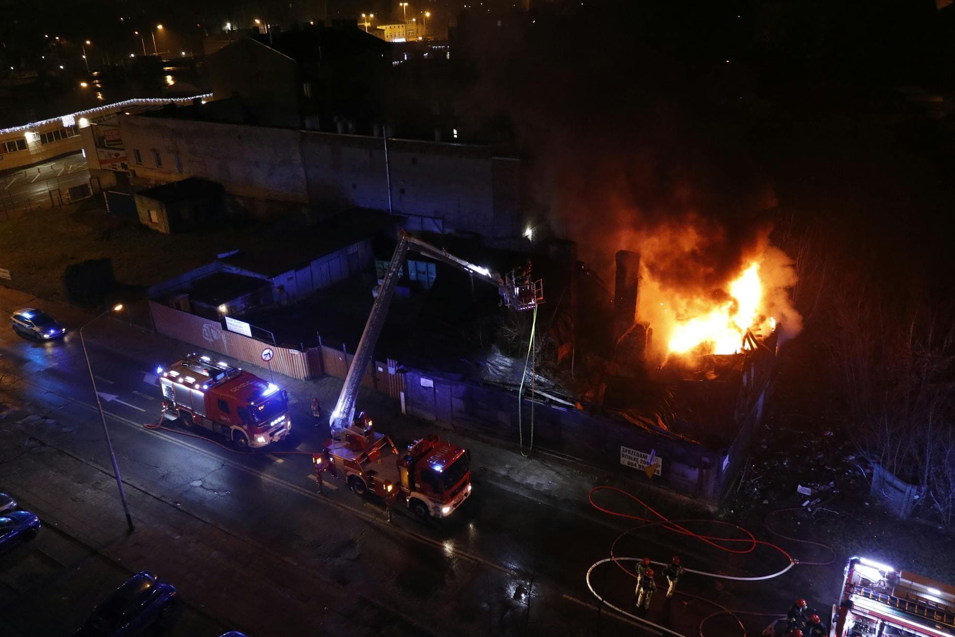Sterling crews battle Iliff structure fire threatening nearby vehicles