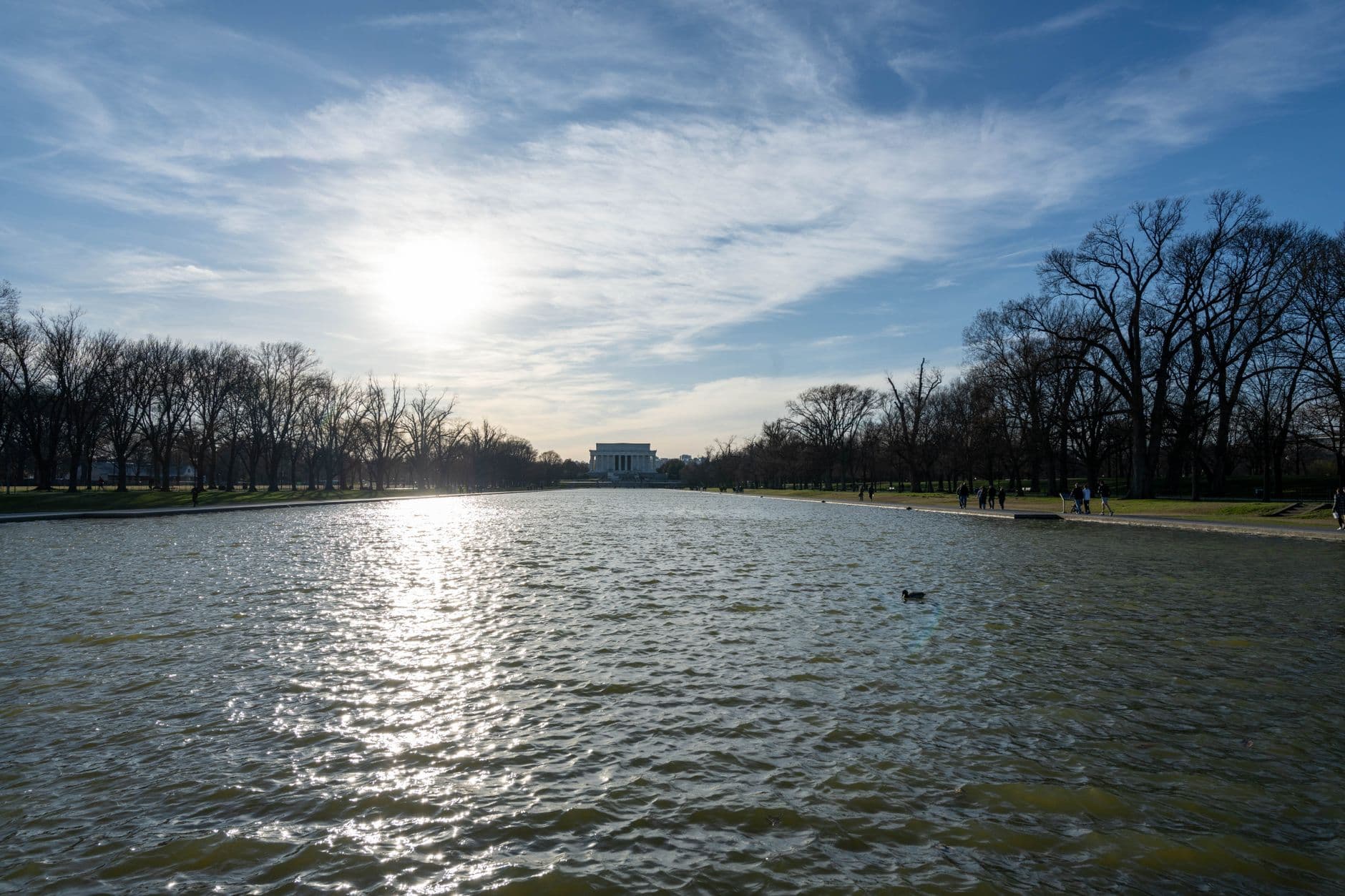 Trump acknowledges problems at Lincoln Memorial Reflecting Pool after $14m makeover