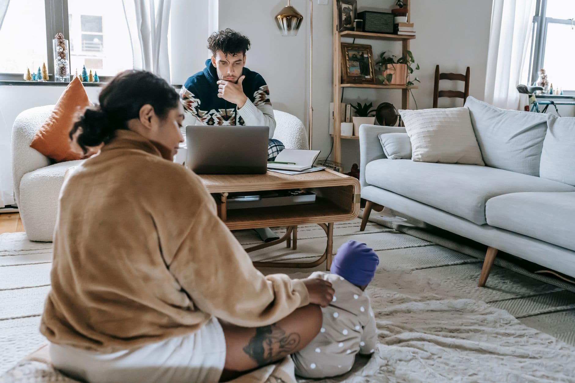More U.S. parents work from home, but childcare strain persists