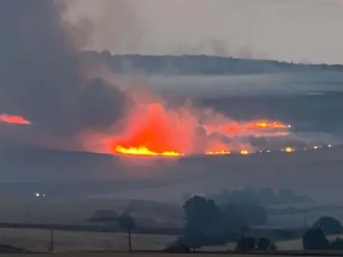 Union County sends wildland crew to fight Lower Dry Creek Fire