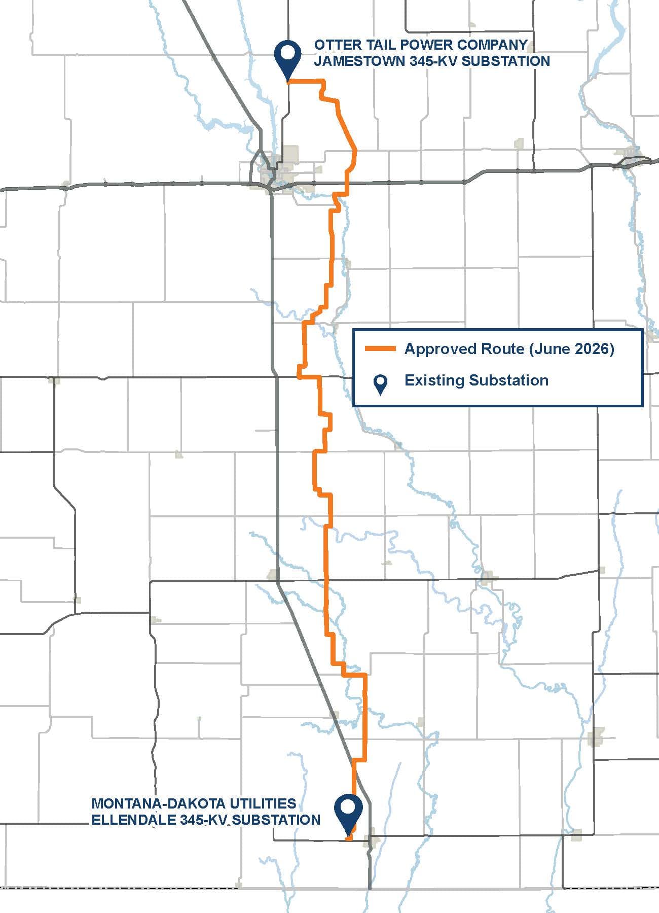 PSC approves JETx transmission line route through Stutsman County