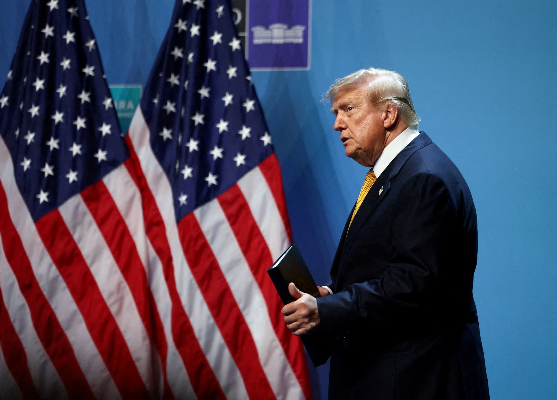 Networks weigh live coverage as Trump prepares election security address