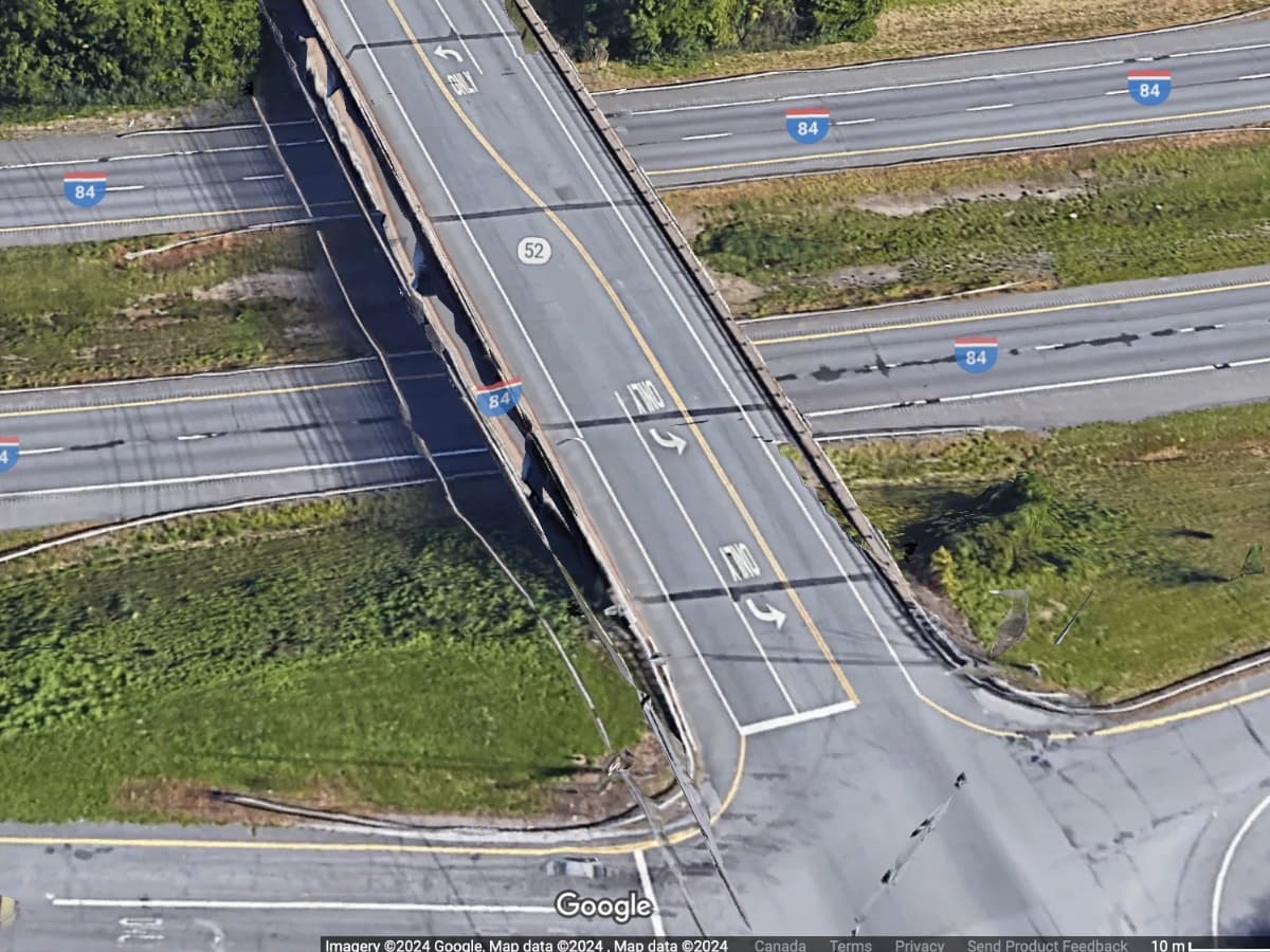 Route 52 closure planned at I-84 in Newburgh for construction