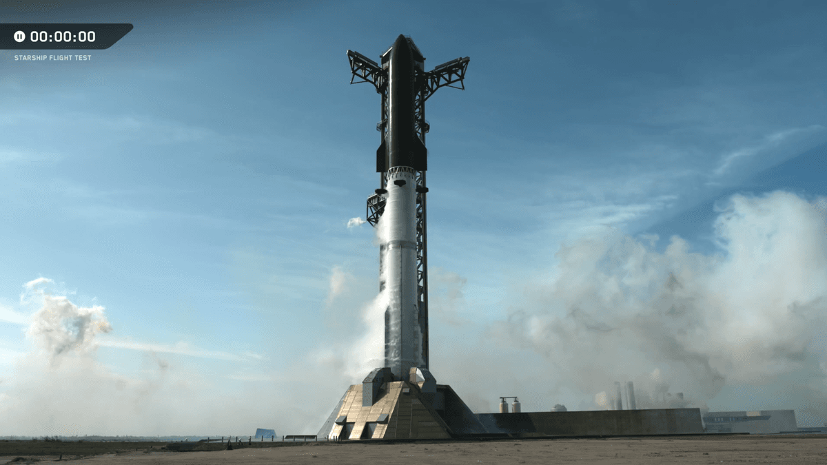 SpaceX’s Starship aborts before liftoff in 13th test attempt