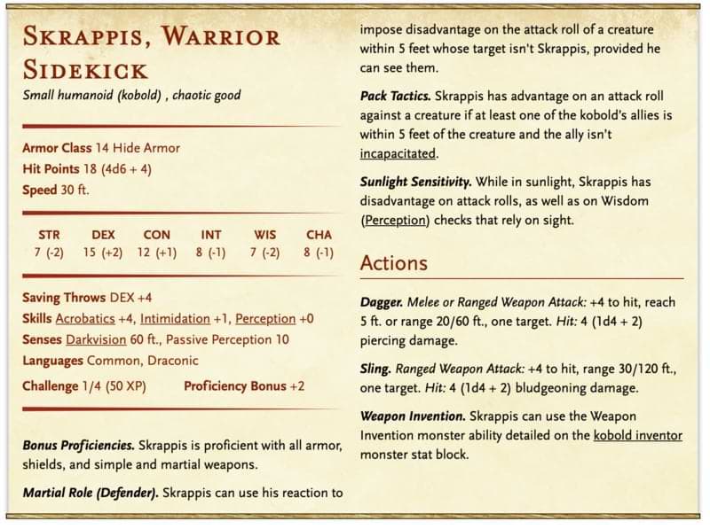 How Dungeons & Dragons supports one-on-one adventures with sidekicks