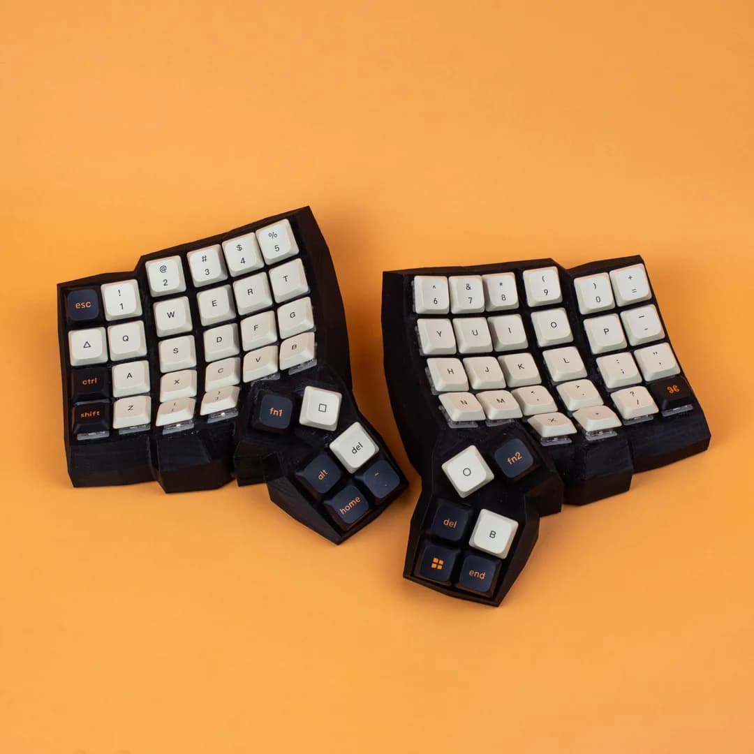Try-A-Dactyl brings parametric keywell design to split keyboards